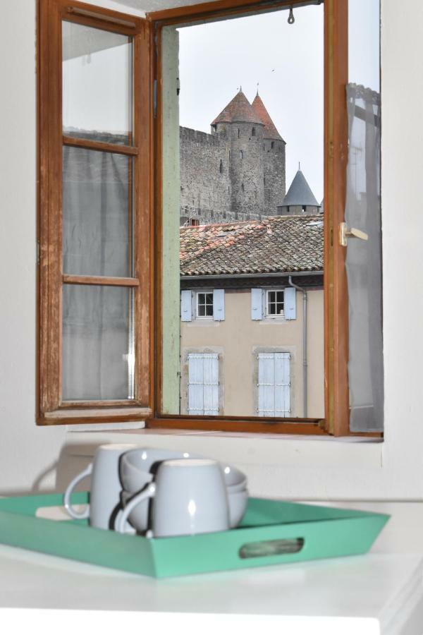 Les Gites De Laure - L'Or Vert, Appartement Avec Vue Sur Le Chateau, Parking Prive, Climatisation, Netflix, A 160 M De La Cite Medievale Καρκασόν Εξωτερικό φωτογραφία