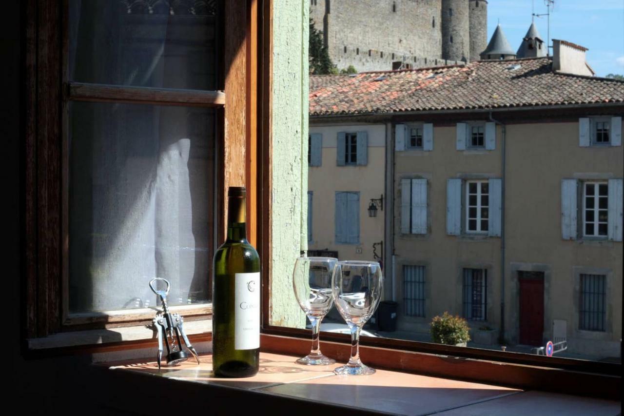 Les Gites De Laure - L'Or Vert, Appartement Avec Vue Sur Le Chateau, Parking Prive, Climatisation, Netflix, A 160 M De La Cite Medievale Καρκασόν Εξωτερικό φωτογραφία